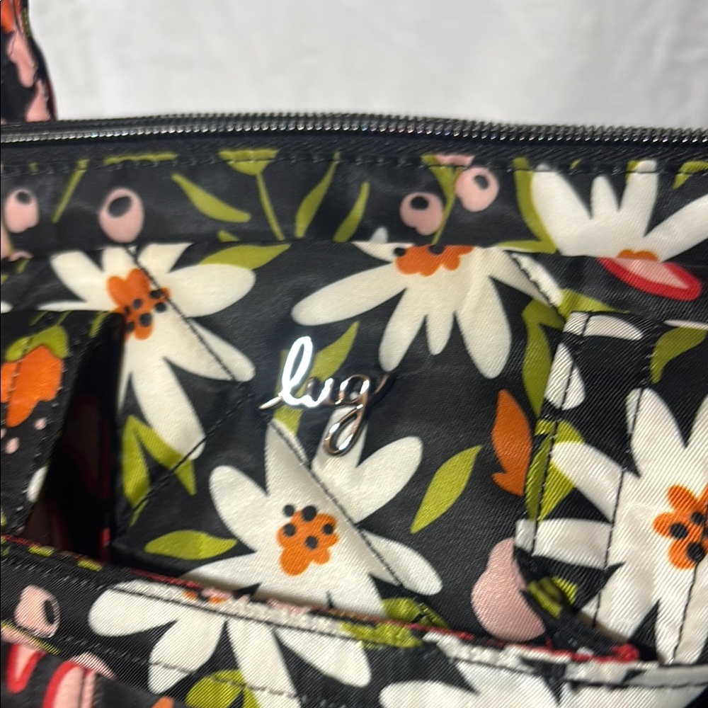 Lug Dory Mini Floral Black Women's Bag - Picture 4 of 5